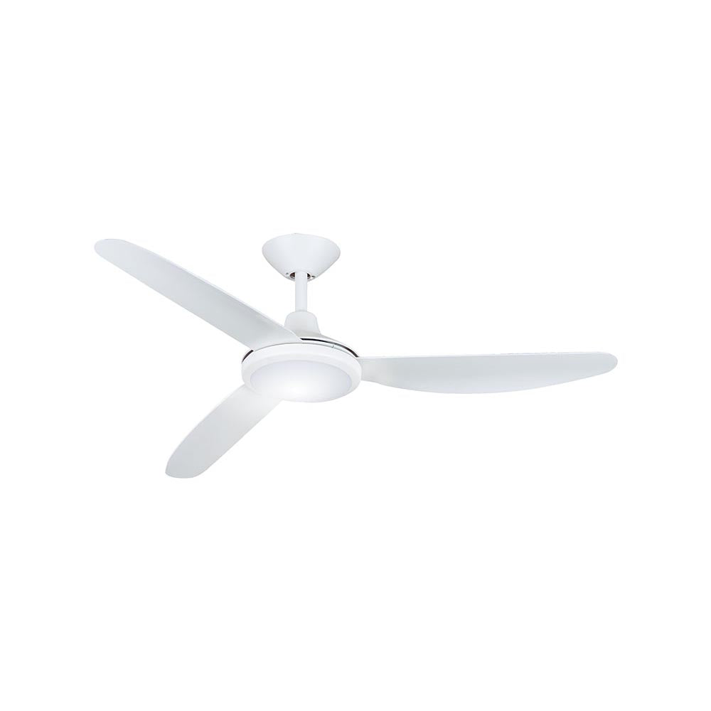 Polar DC Ceiling Fan 56" with LED Matt White Polymer Blades - P3BL585