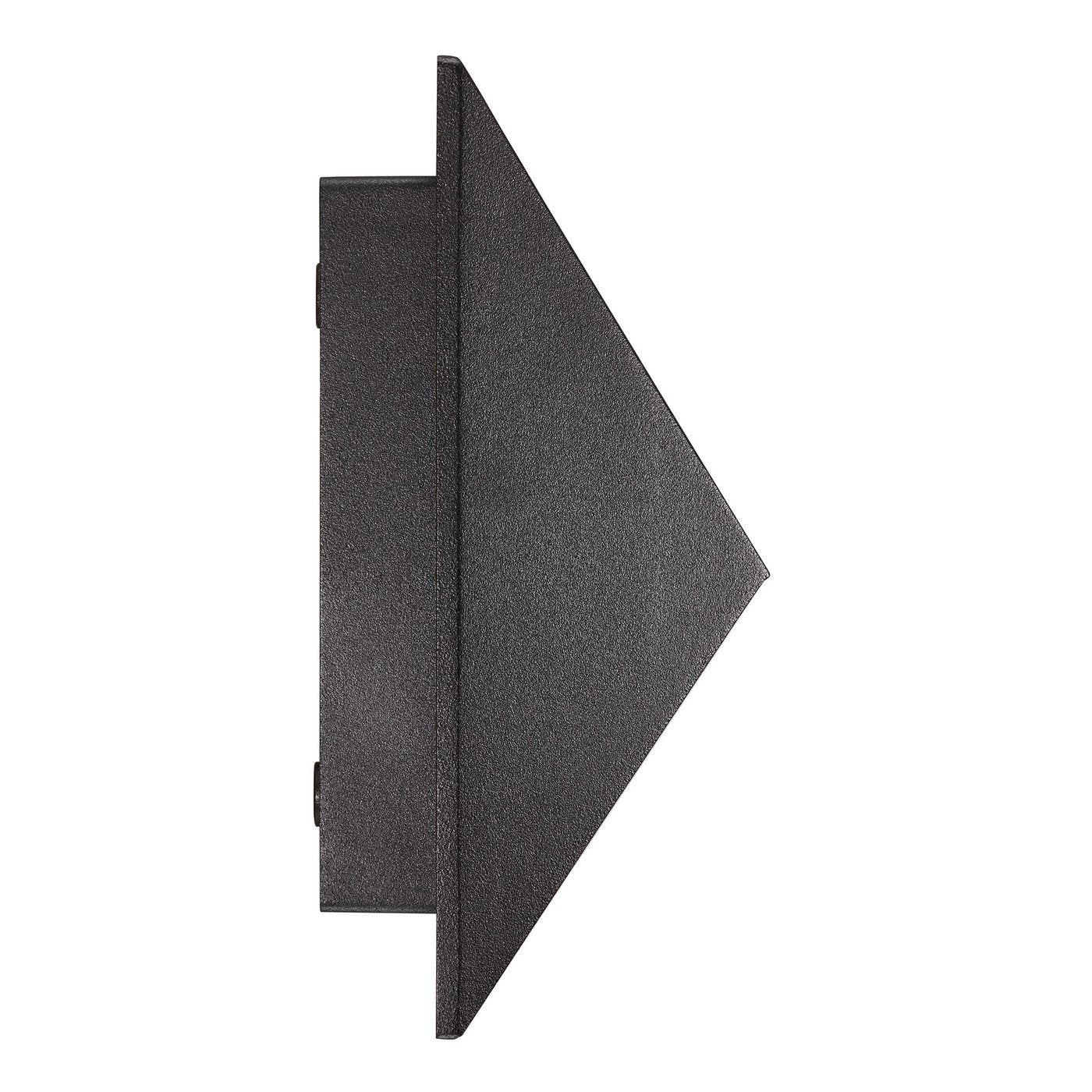 Pontio Aluminium Small Wall Light Black - 2218171003