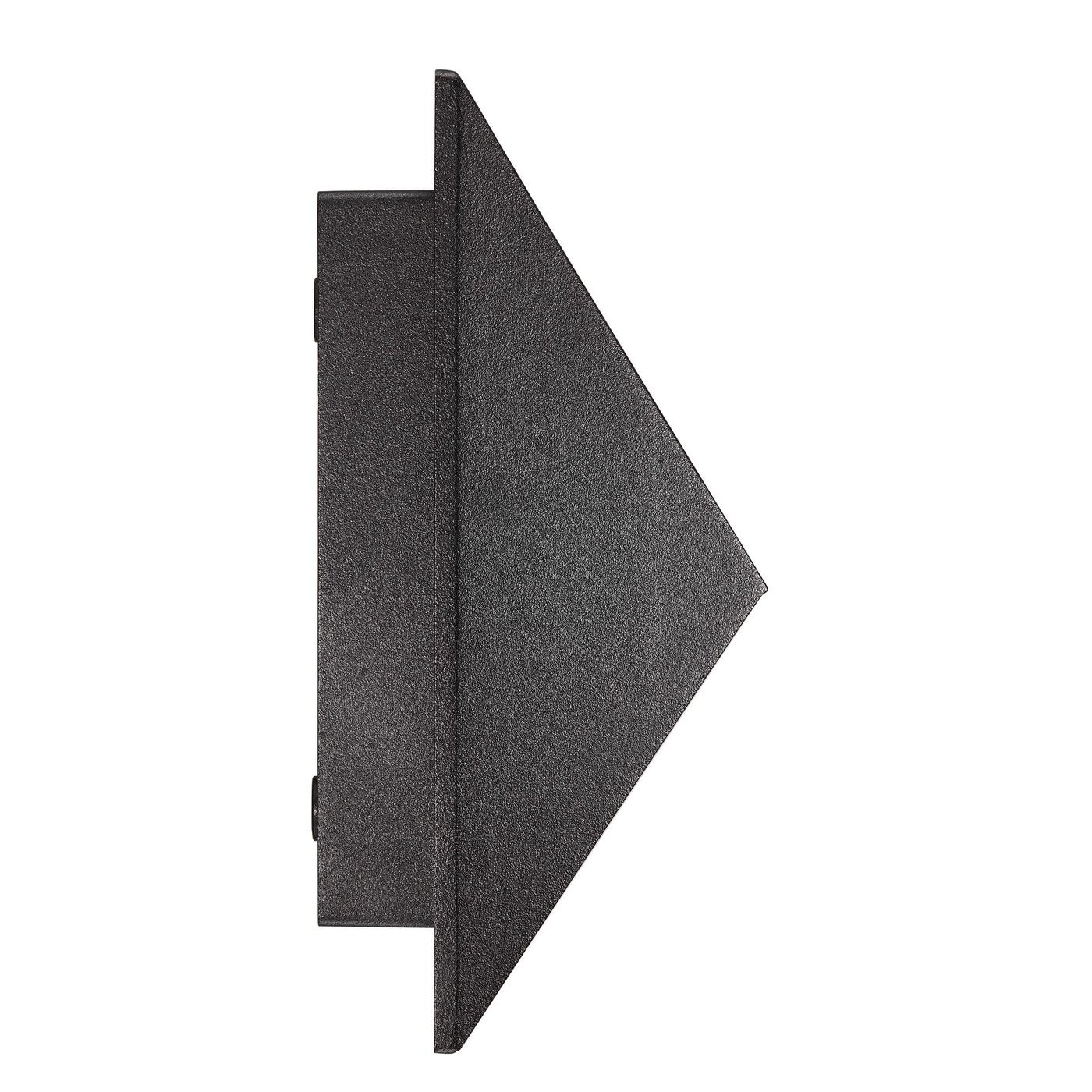 Pontio Aluminium Large Wall Light Black - 2218191003