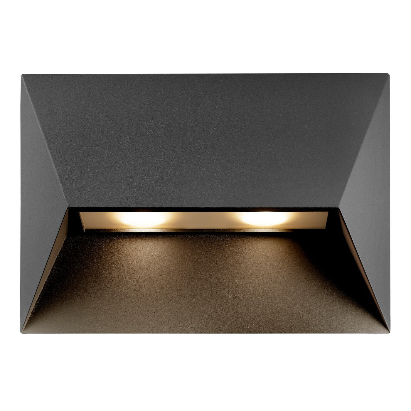Pontio Aluminium Large Wall Light Black - 2218191003