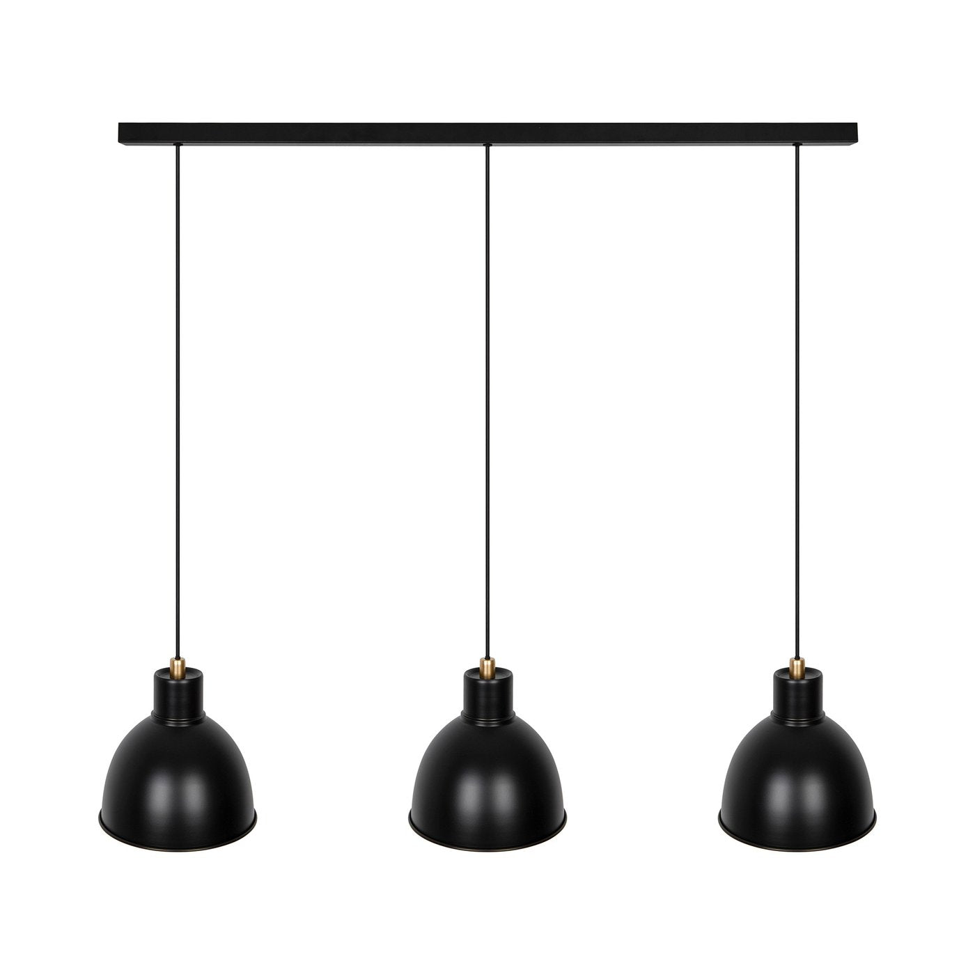 Pop 3 Light Pendant Black - 2213633003