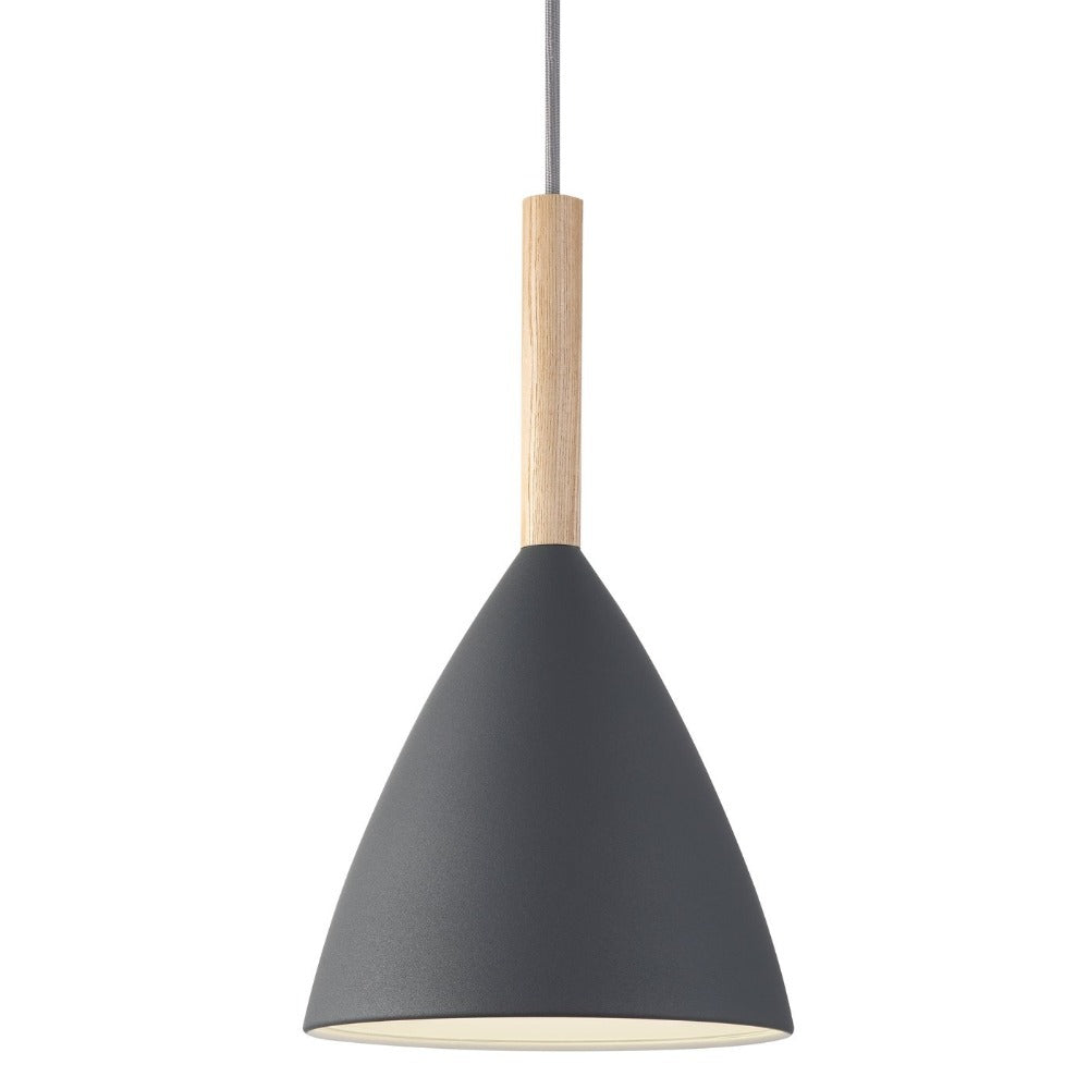 Buy Pendant Lights Australia Pure Pendant Light W200mm Grey Metal - 43293010