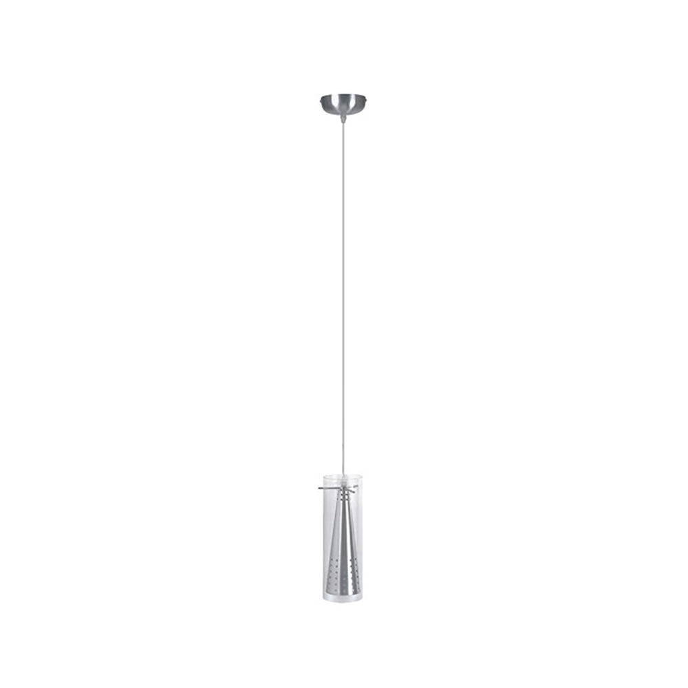 Buy Mini Pendants Australia Dual Mini Pendant Satin Chrome / Clear - QH1011