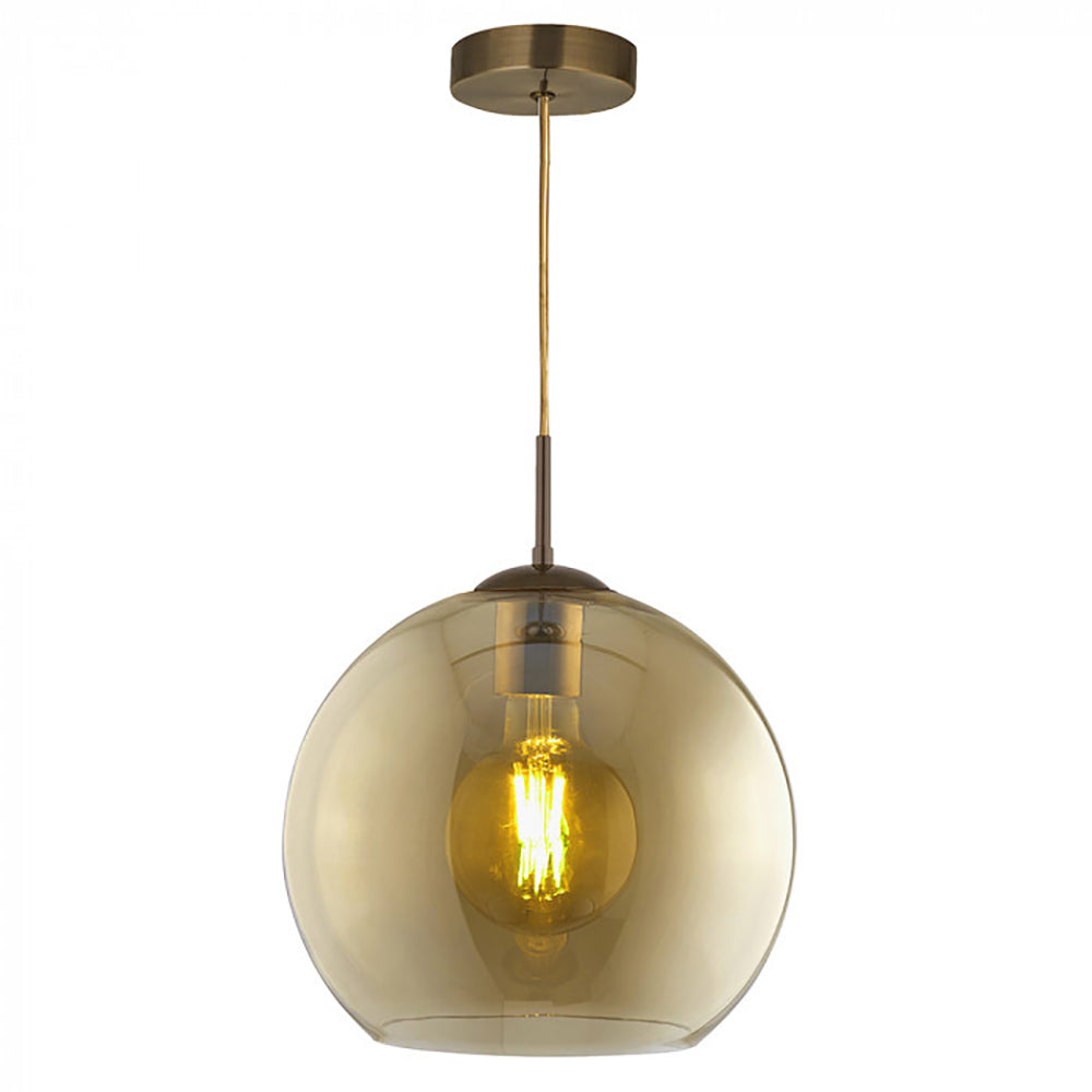 Pendant Light W300mm Brass Glass - QH1632-AM