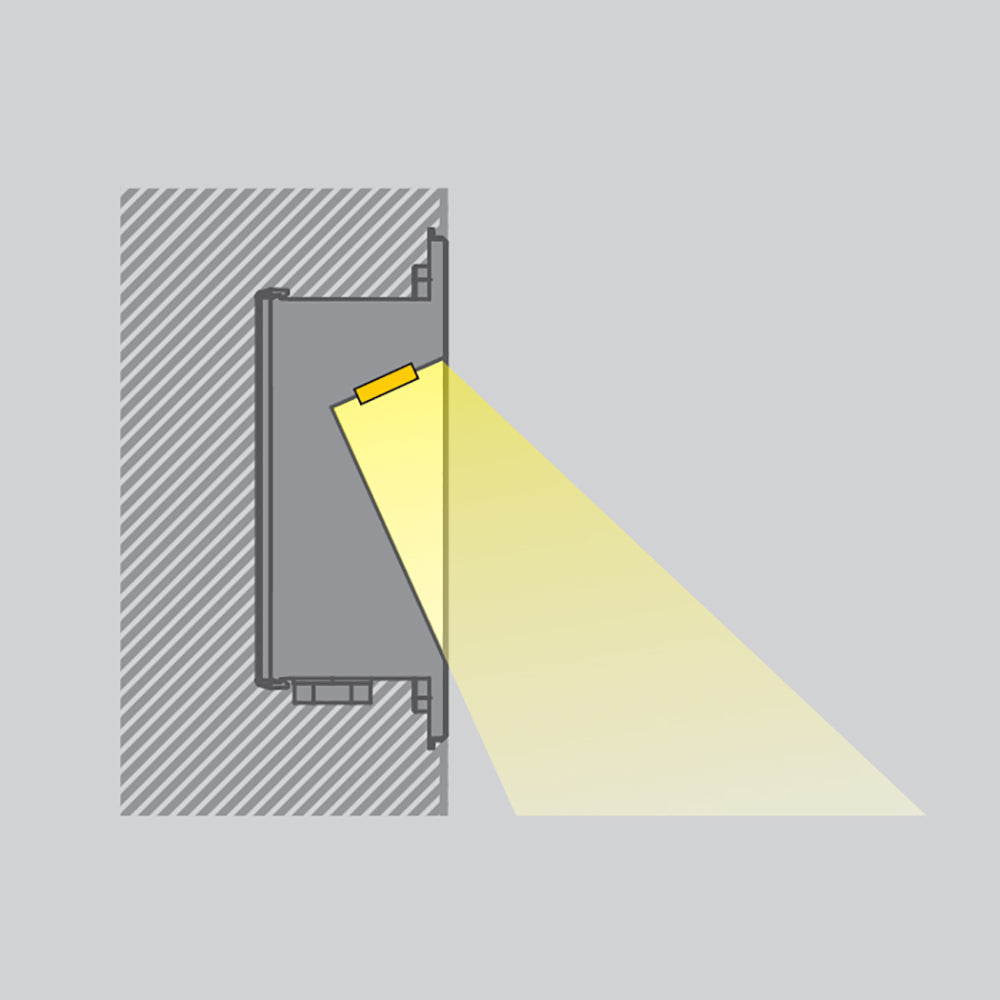 Buy Outdoor Step Lights Australia Quantum vertical Outdoor Step Light 3.2W White 3500K - GQ5425