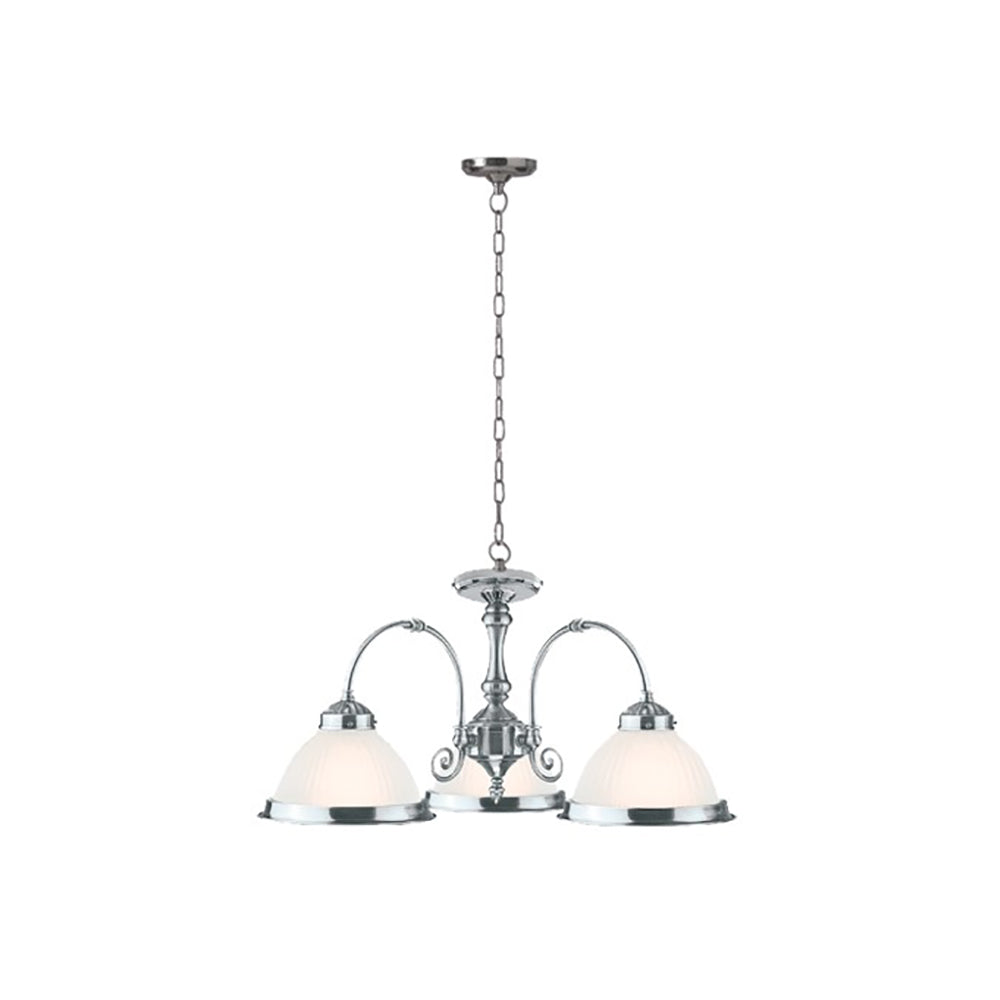 Buy Pendant Lights Australia Logan Pendant 3 Lights Satin Chrome - R1043-3P-SC