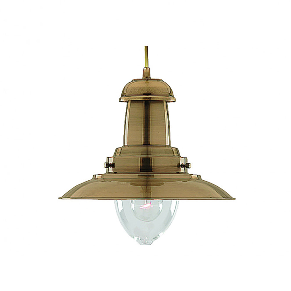 Buy Pendant Lights Australia Fisherman Pendant Light Brass - R4301-1P-AB