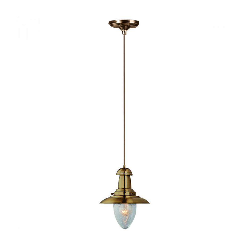 Buy Pendant Lights Australia Fisherman Pendant Light Brass - R5787-1P-AB