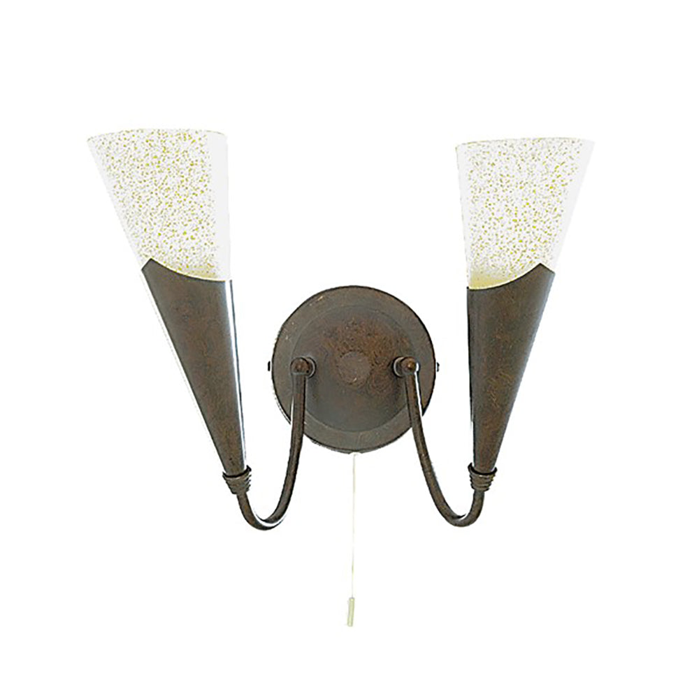 Buy Bedside Reading Lights Australia Gothic Bedside Reading 2 Lights Brown / Bronze - R6412-2B-BR