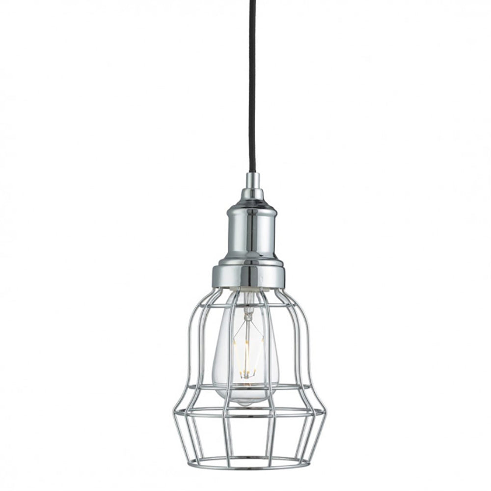 Buy Pendant Lights Australia Guard Pendant Light Chrome Metal - R6847-CH