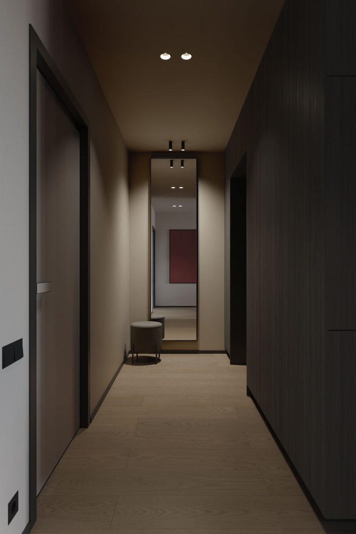 Radiant 50° LED Surface Mounted Light 15W 3000K Black - Multi-Color Options