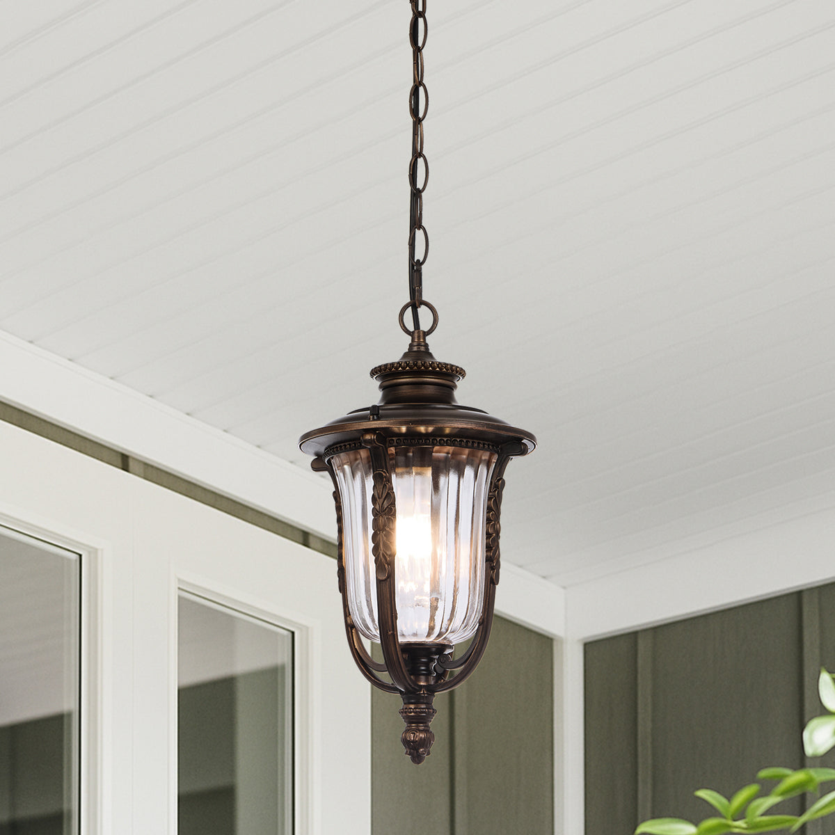 Ramiro 200mm Ceiling Lanterns Bronze - RAMIRO PE20-BZ