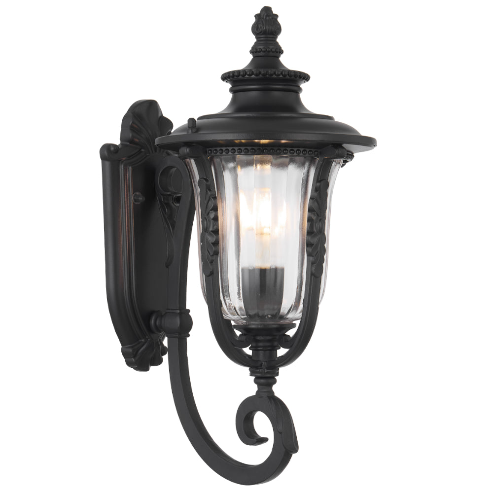 Ramiro 200mm Exterior Wall Light Black - RAMIRO EX20-BK