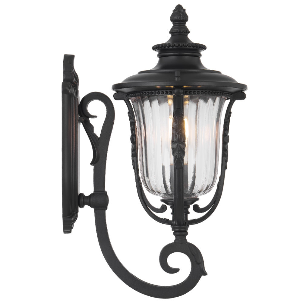 Ramiro 200mm Exterior Wall Light Black - RAMIRO EX20-BK