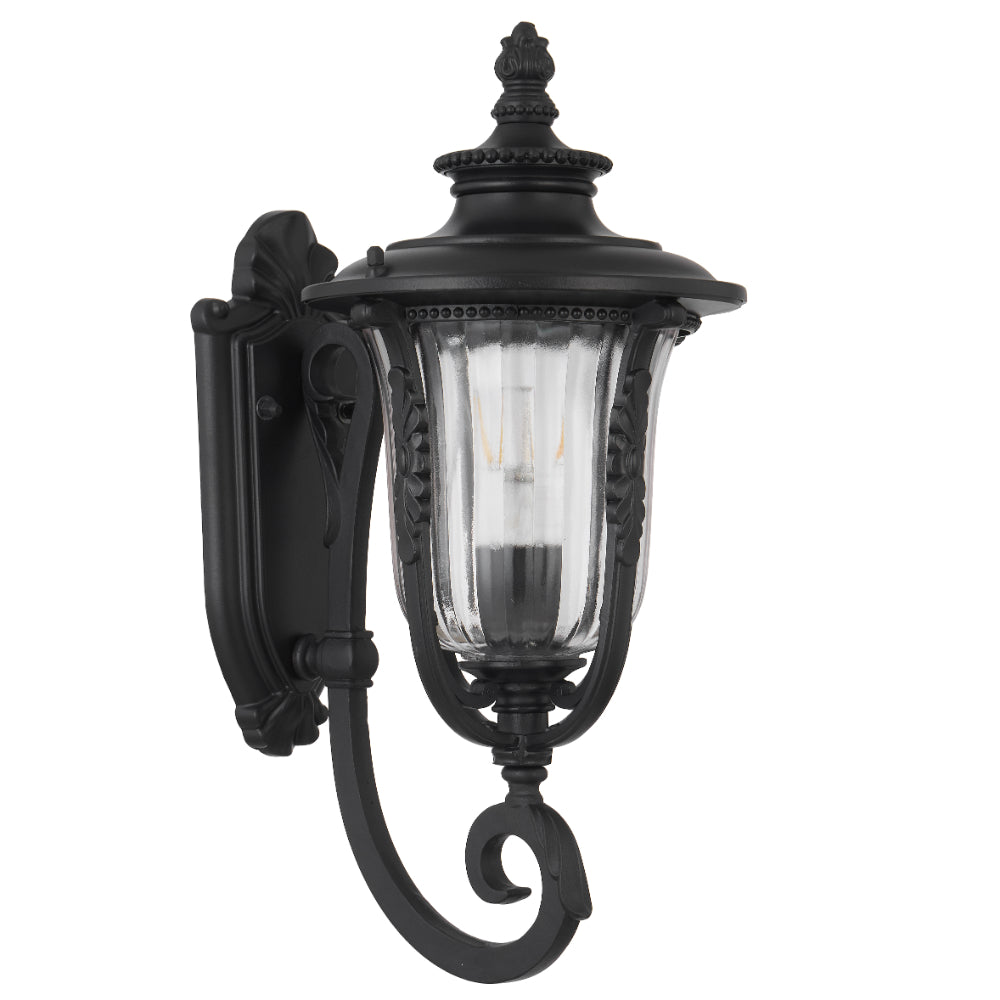 Ramiro 200mm Exterior Wall Light Black - RAMIRO EX20-BK