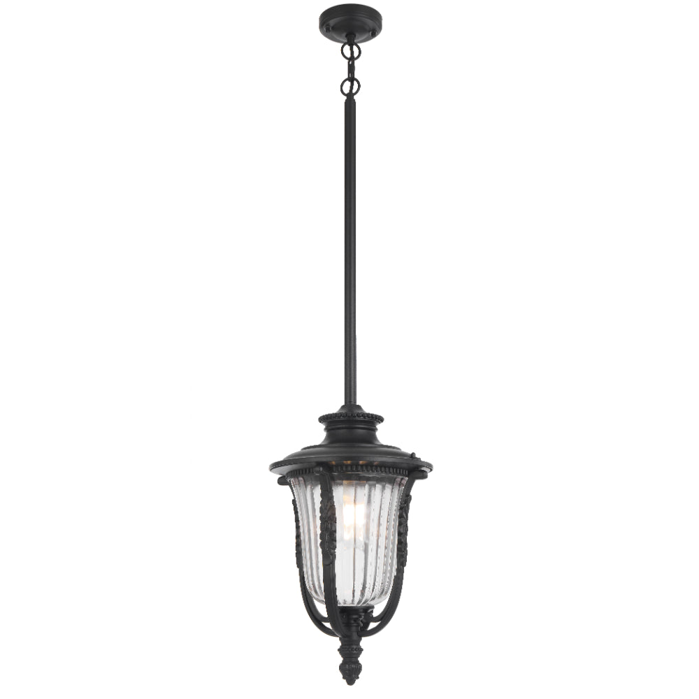 Ramiro 250mm Ceiling Lanterns Black - RAMIRO PE25-BK