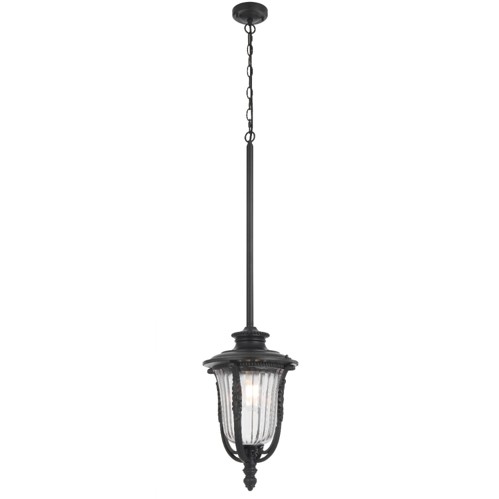 Ramiro 250mm Ceiling Lanterns Black - RAMIRO PE25-BK
