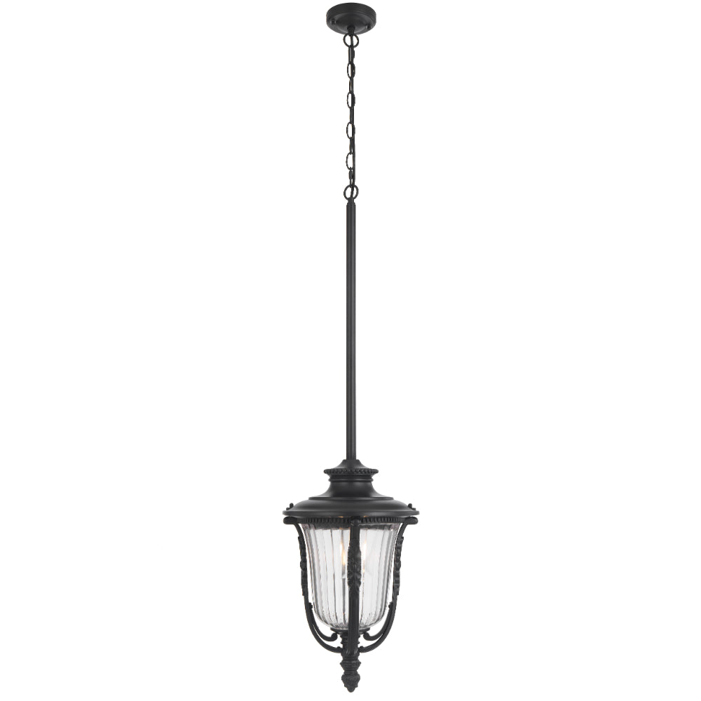 Ramiro 250mm Ceiling Lanterns Black - RAMIRO PE25-BK