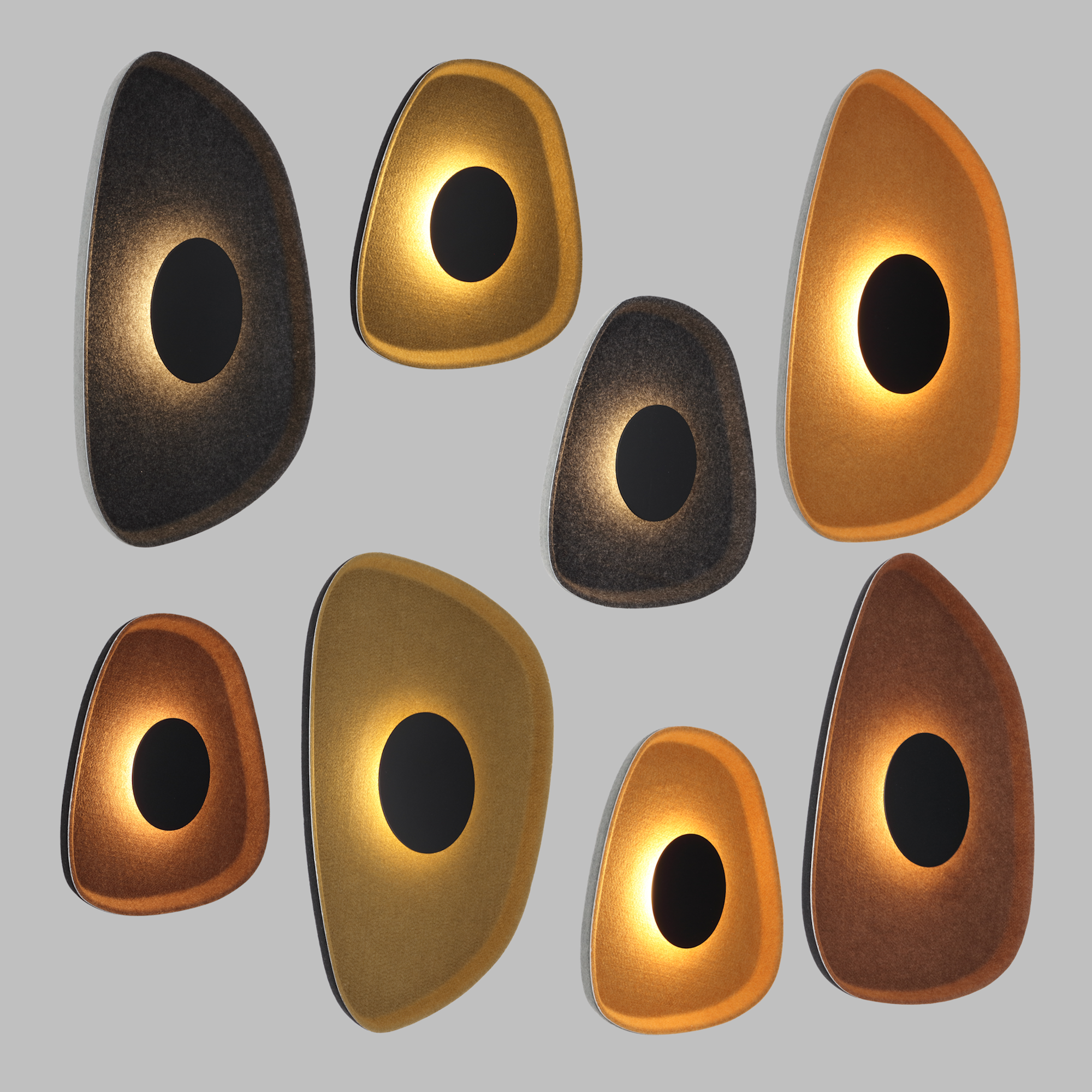 Raxa LED Wall Bracket 5W 3000K Orange & Grey - RAXA WB-OGGY