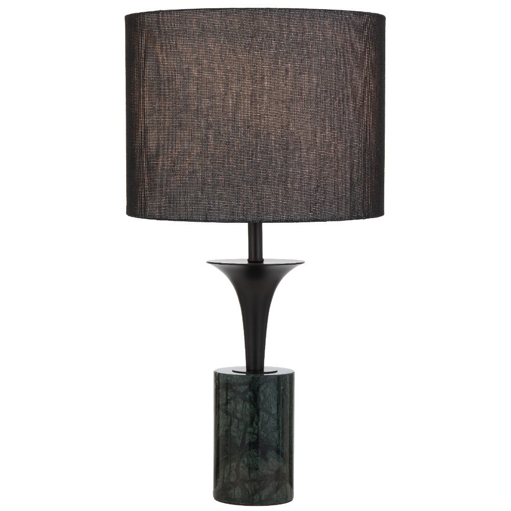 Renara Table Lamp Green & Black - RENARA TL-GNBK