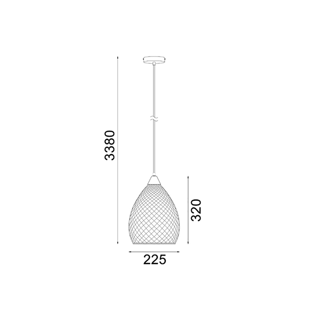 Buy Pendant Lights Australia RICTUS Copper Ellipse Glass Shape With Quadrilateral Segments 1 Light Pendant - RICTUS3