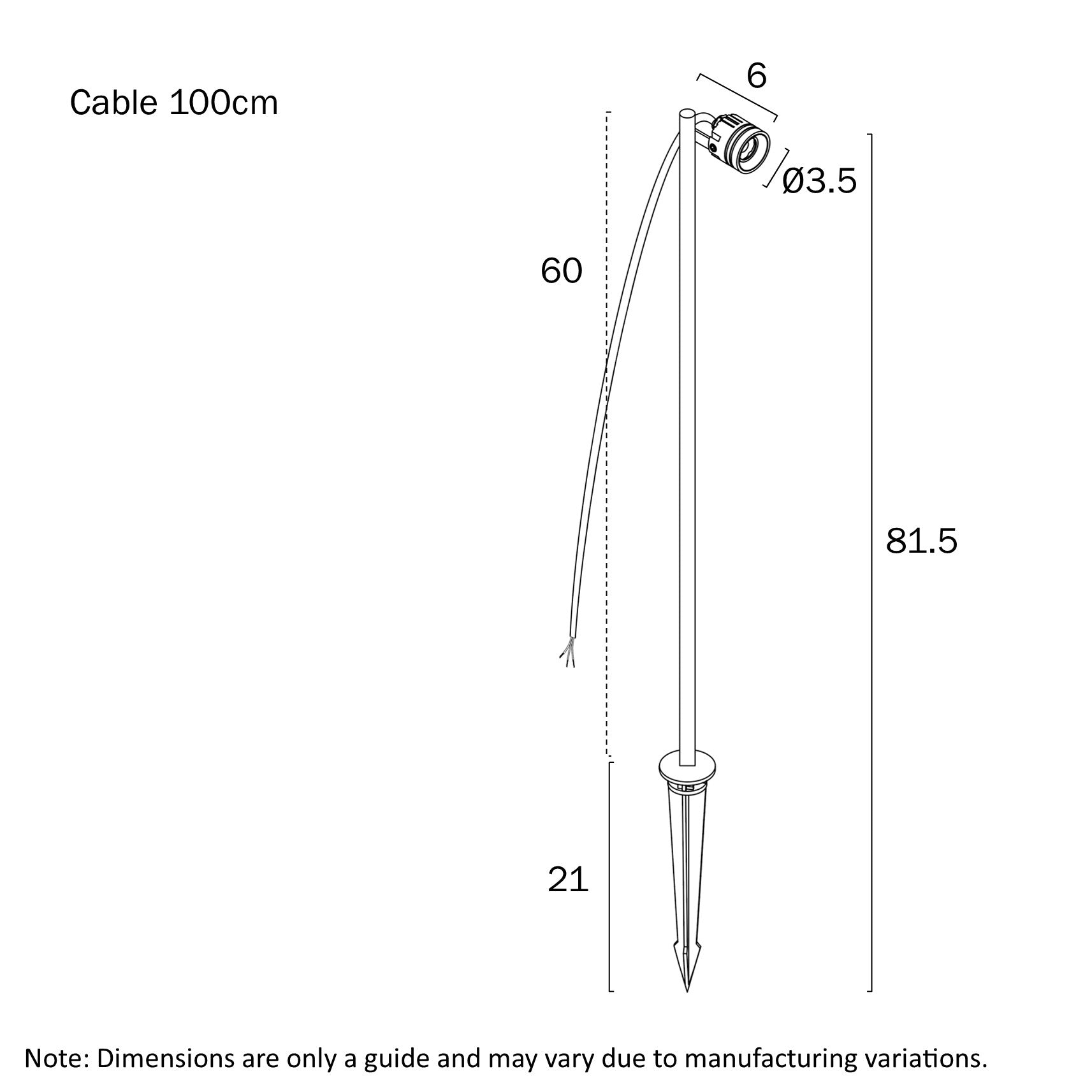 Rilto LED Spotlight 24V 3W 3000K Black - RILTO PT3-BK324