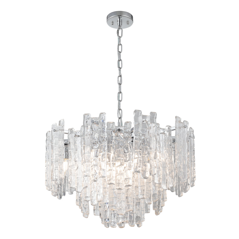 Riviera 10 Light Pendant Chrome - RIVI10PCHR