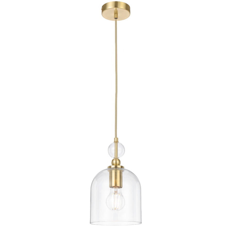 Rotif Pendant Light Brass & Clear - ROTIF PE16-BRS