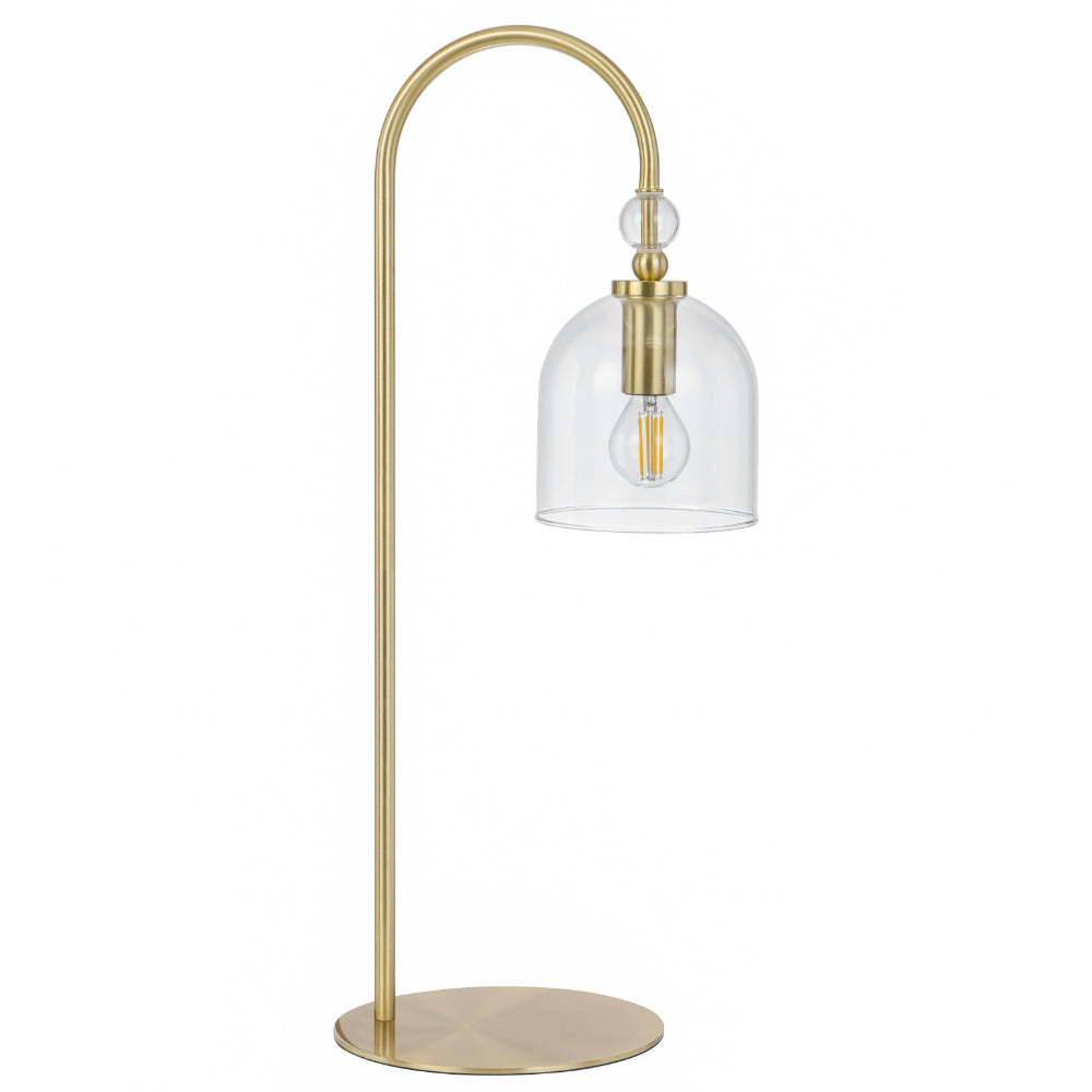 Rotif Table Lamp Brass & Clear - ROTIF TL-BRS