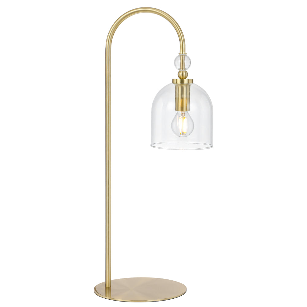 Rotif Table Lamp Brass & Clear - ROTIF TL-BRS