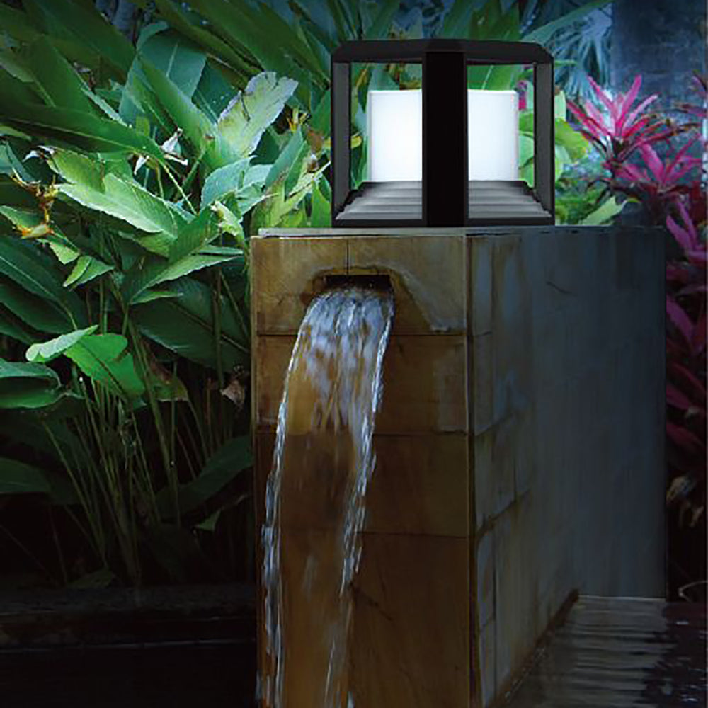 Buy Pillar & Pedestal Lights Australia RUBIK Exterior Pillar Mount LED Light White 20W 3000K IP65 - RUBIK2