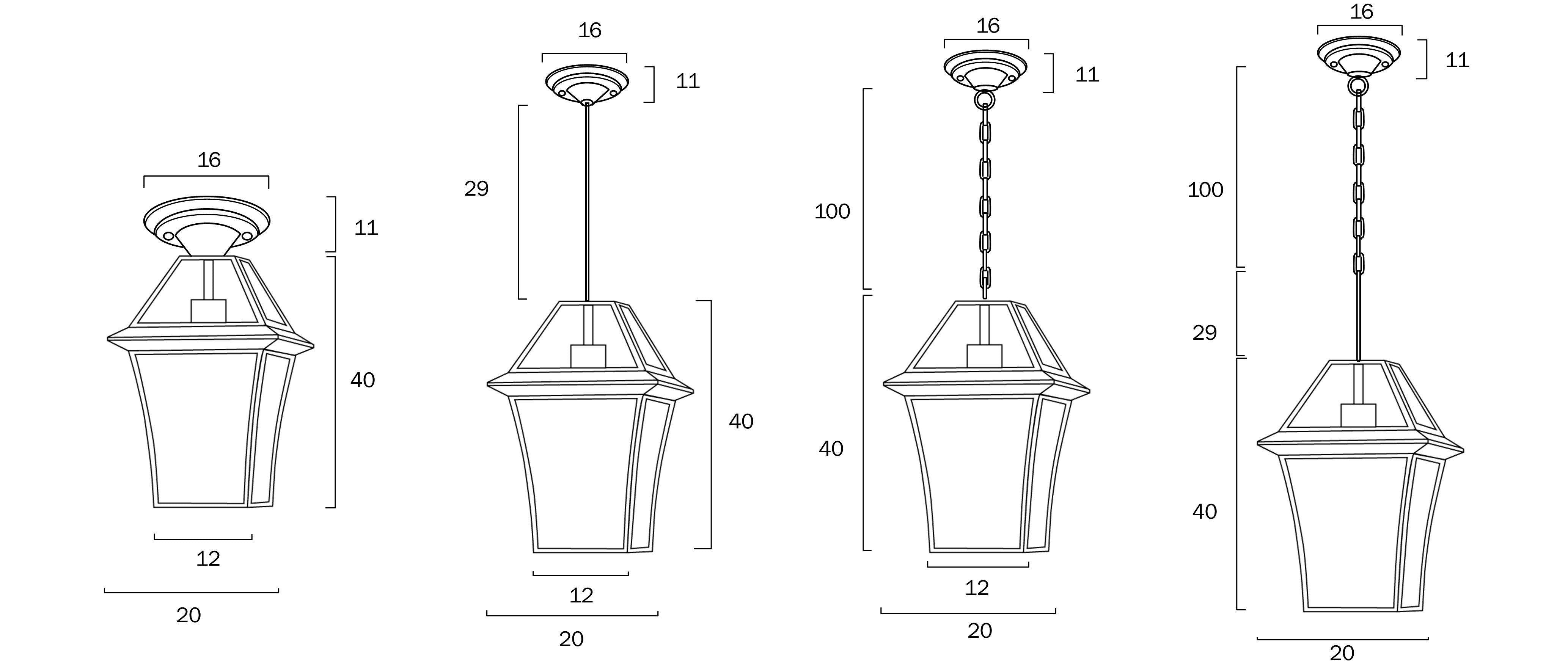 Rye 20 1 Light Pendant Brass, Clear RYE PE20-BRS