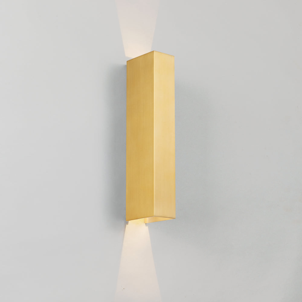 Ryland LED Wall Light 4W 3000K Matt Brass - RYLAND EX2-BRS