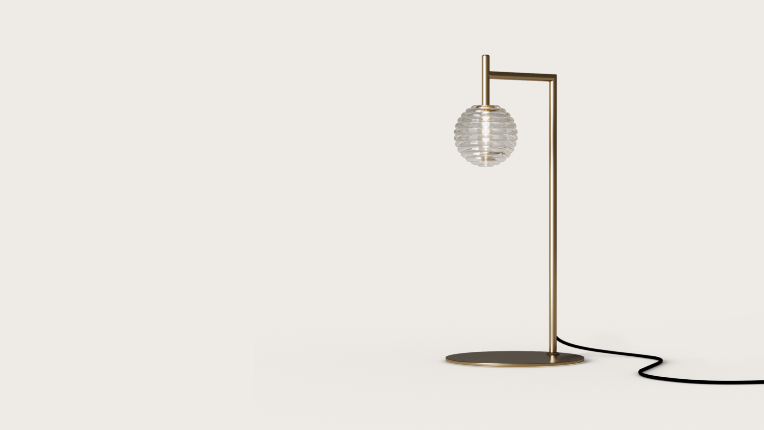 Doul Table Lamp 3W 2700K Matt Black or Aged Gold