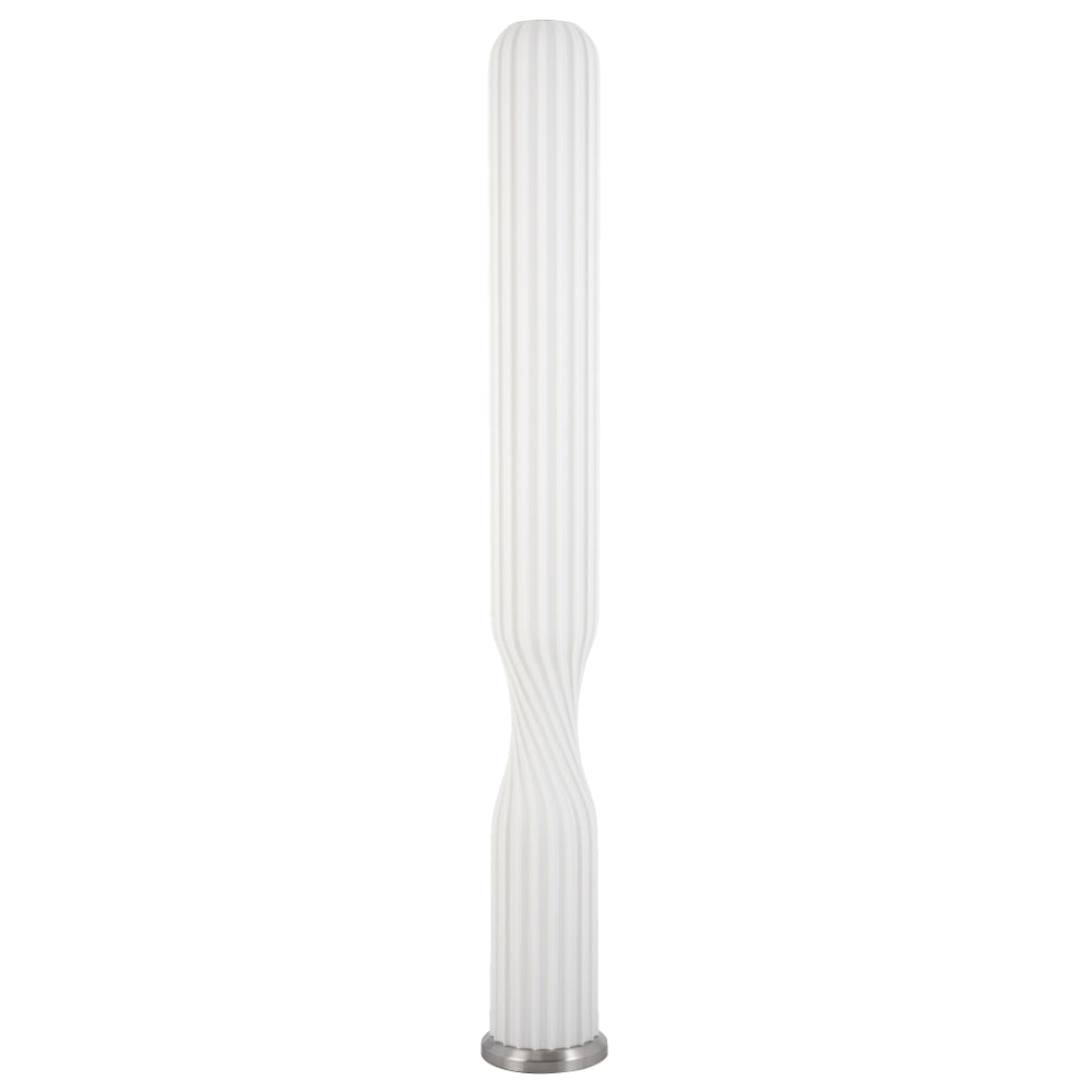 Sagero LED Floor Lamp 24W 4000K Nickel & White - SAGERO FL-NKWH