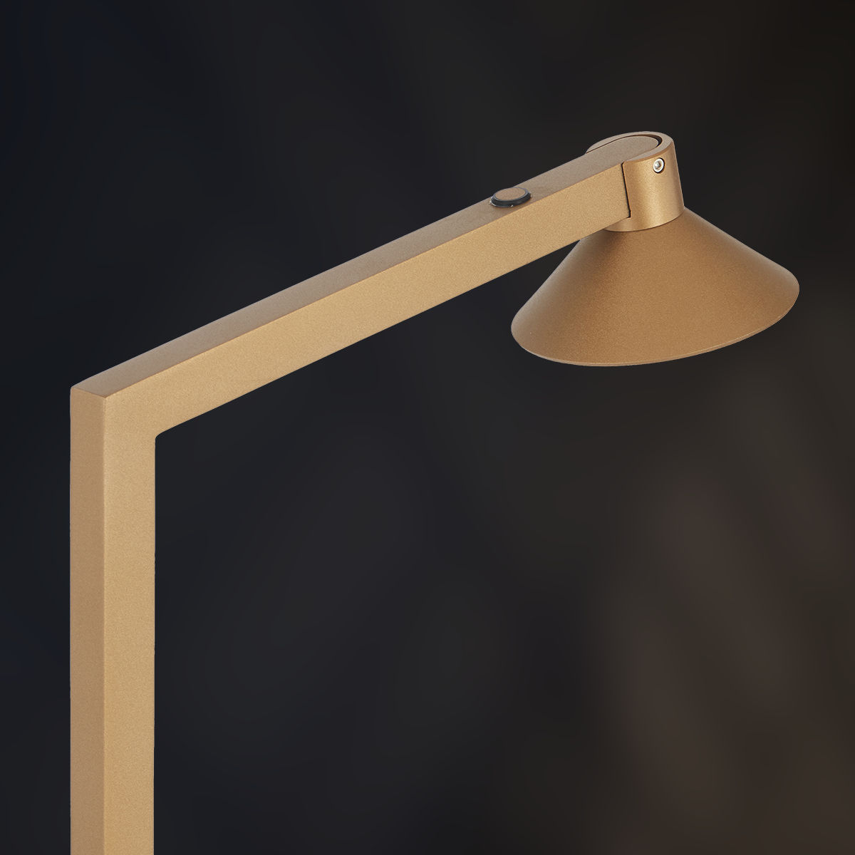 Satrom LED Floor Lamp 6W 3000K Antique Brass & White - SATROM FL-ABWH
