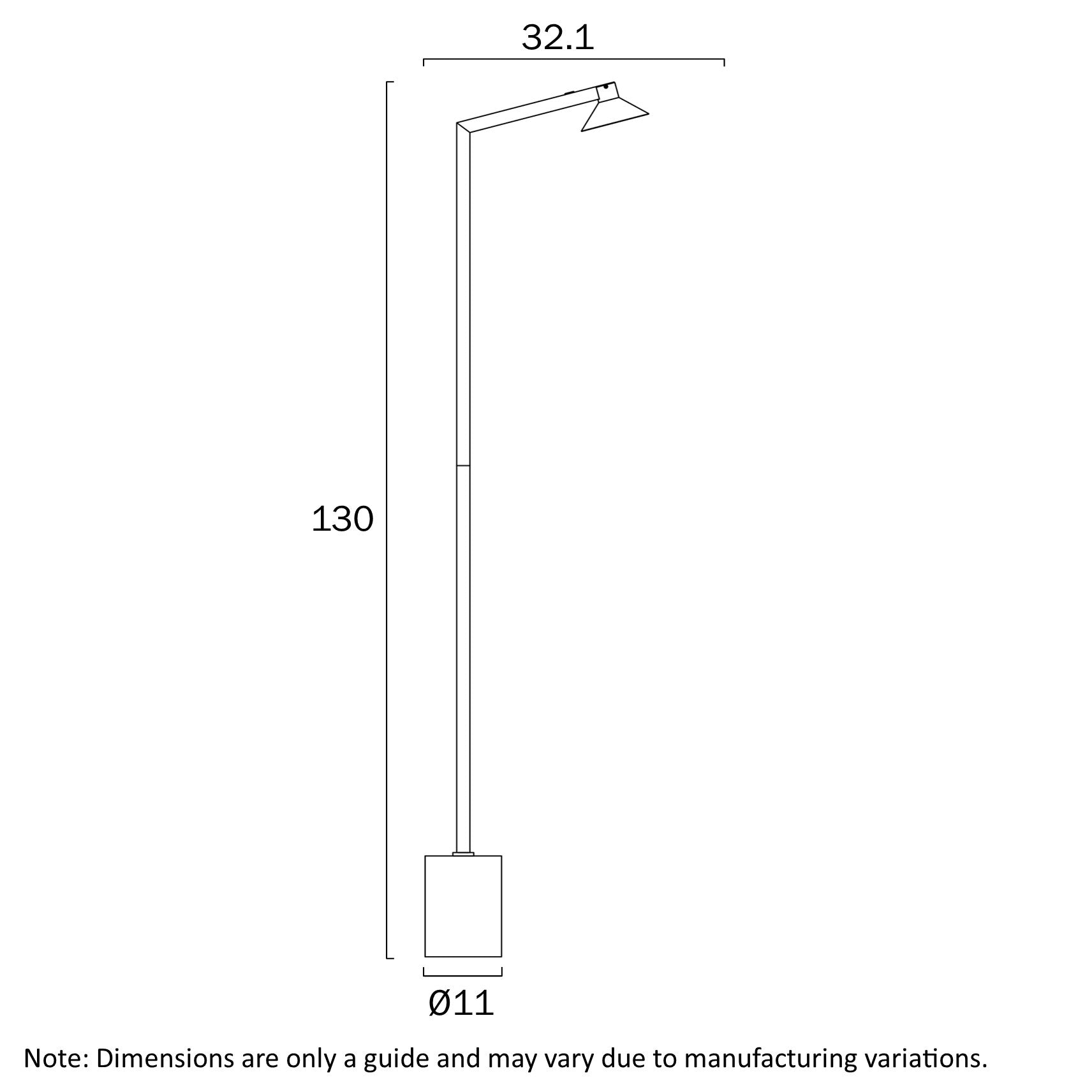 Satrom LED Floor Lamp 6W 3000K Black & Green - SATROM FL-BKGN