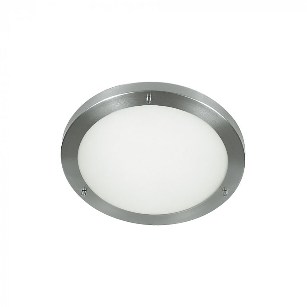 Round Outdoor Close To Ceiling Light Silver / Grey - SB1610