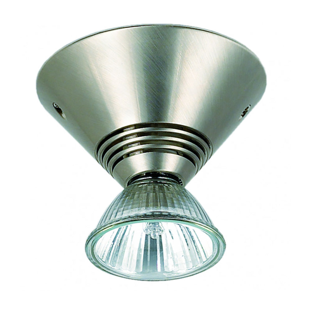 Outdoor Close To Ceiling Light Satin Chrome - SDHS-SC