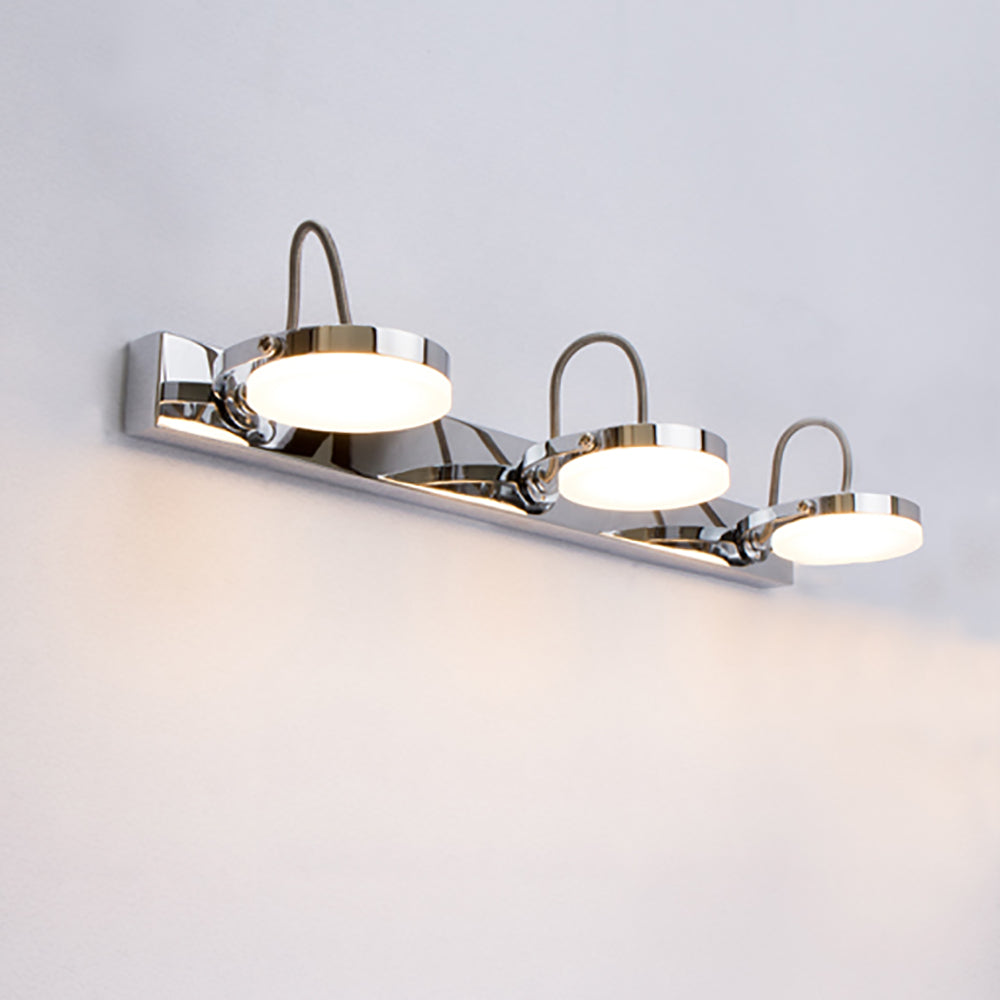 Buy Wall Sconce Australia CITY SEATTLE LED Interior 3 Light Wall Light Chrome 9W 3000K - SEATTLE3