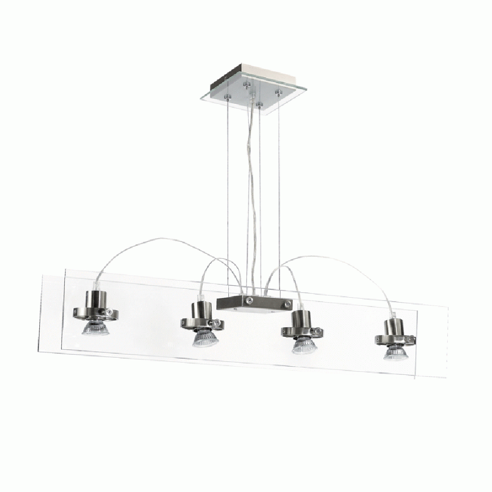 Buy Island Pendant Lights Australia Island Pendant 4 Lights Satin Chrome - SGU10-4P-SC