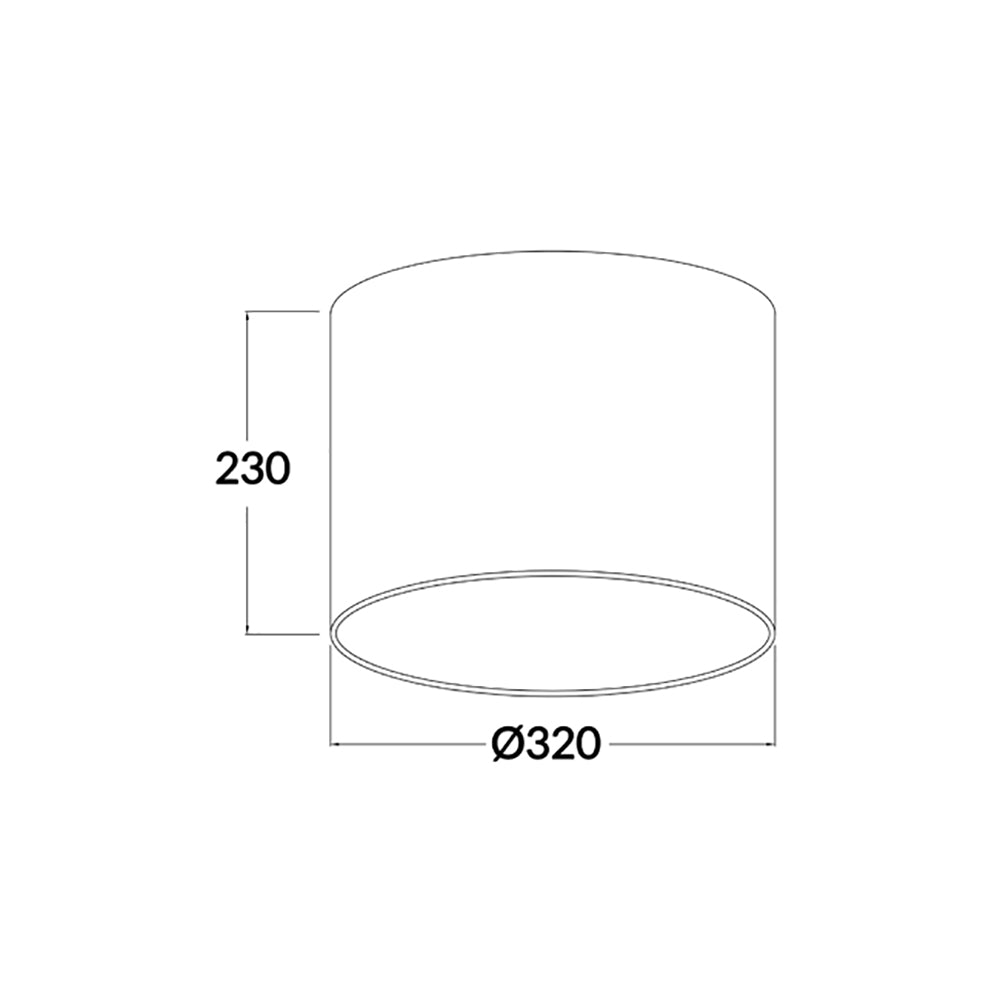 Buy Lamp Shades Australia SHADE D.I.Y. Drum Lampshade White - SHADE01