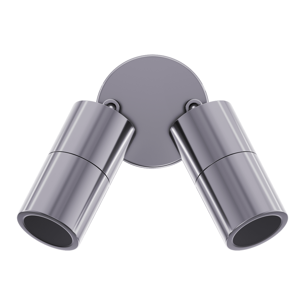 Shadow Double Adjustable Exterior Spotlight 12V 6W Tri Colour 316 Stainless Steel - 10918