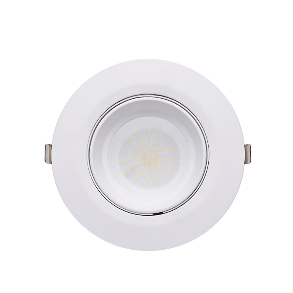 Buy Recessed Downlights Australia SHOPTRI01 LED Dual Power & Tri-CCT Gimbal White Recessed Shop Lighter / Downlight - SHOPTRI01