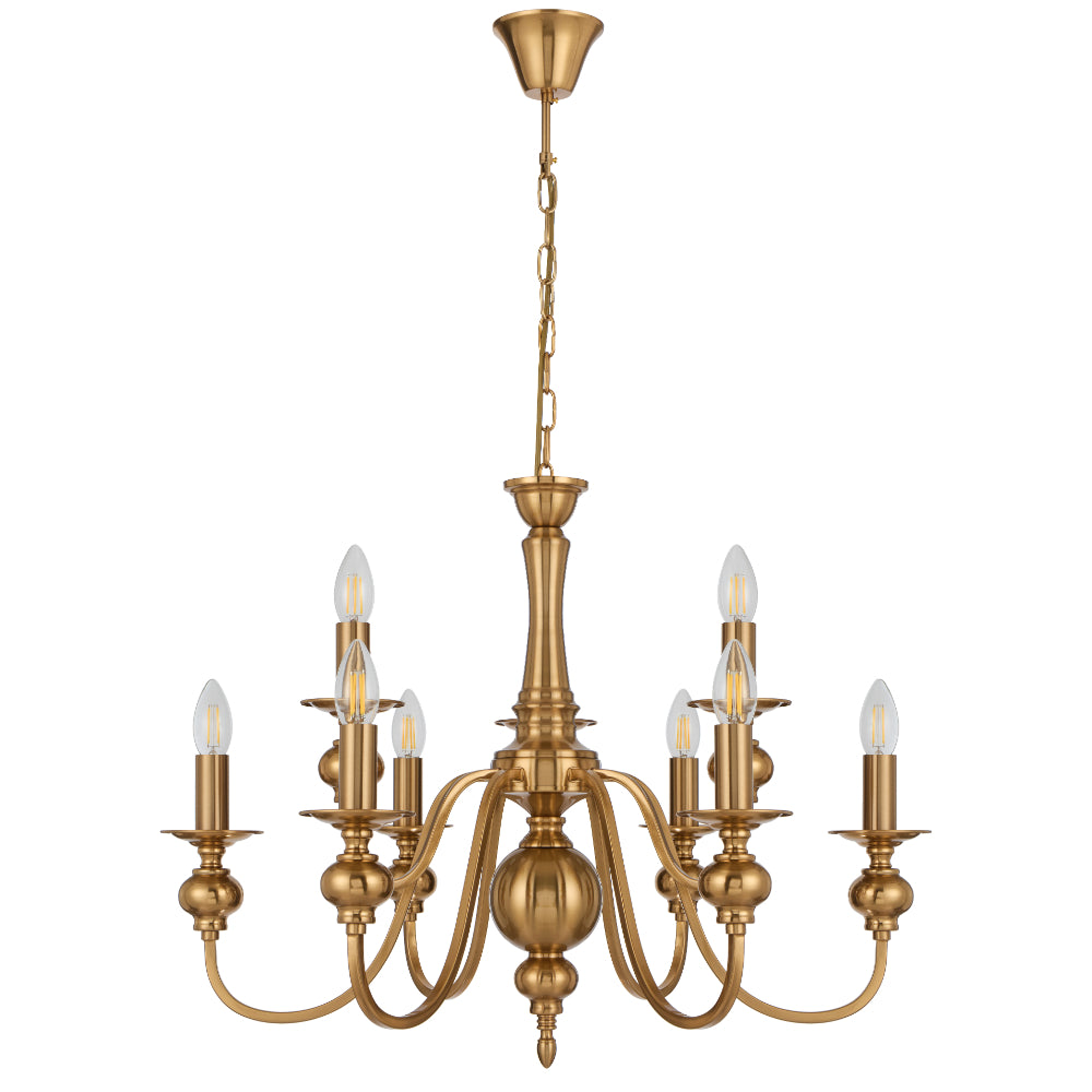 Siedel Iron 9 Light Pendant Copper - SIEDEL PE09-CP