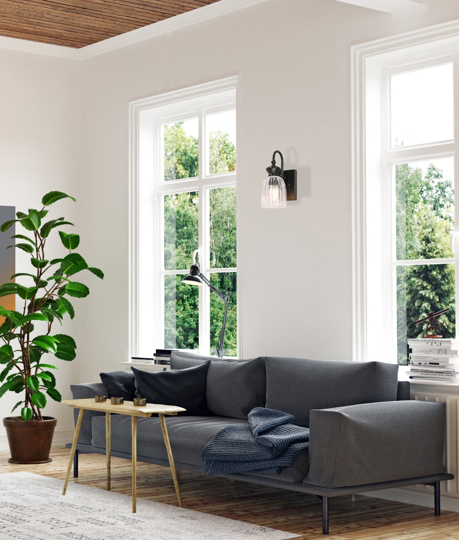 Sino Ellipse Wall Light Black - SINO-W1