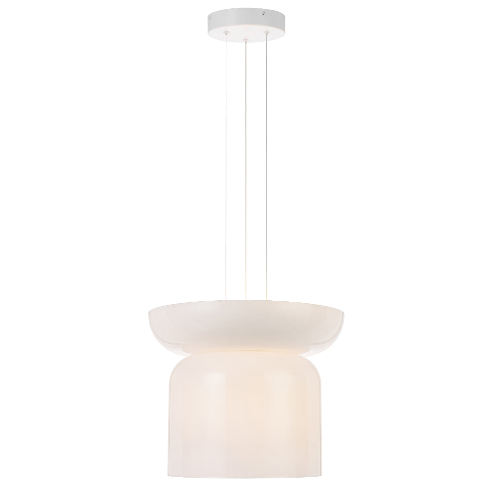 Skapa LED Pendant BC Light 20W 3000K Opal White & Gloss - SKAPA PE BC-OP