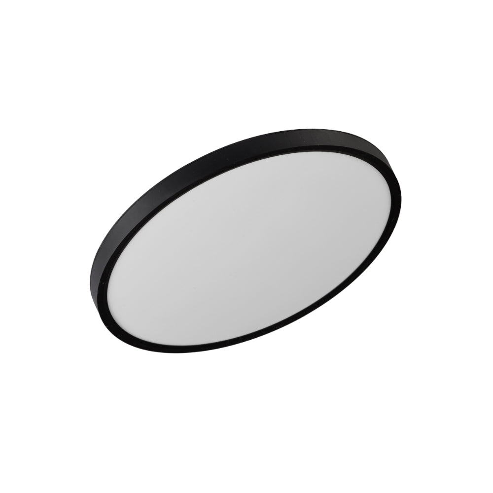 Sky Small LED Round Oyster 24W TRI Colour Black & Opal - SKY OY30.3C3D-BK