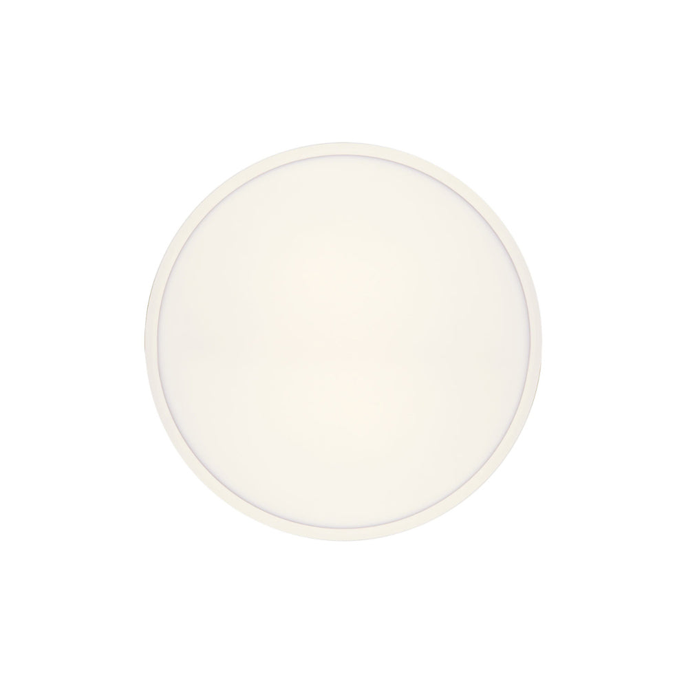 Sky Small LED Round Oyster 24W TRI Colour White & Opal - SKY OY30.3C3D-WH