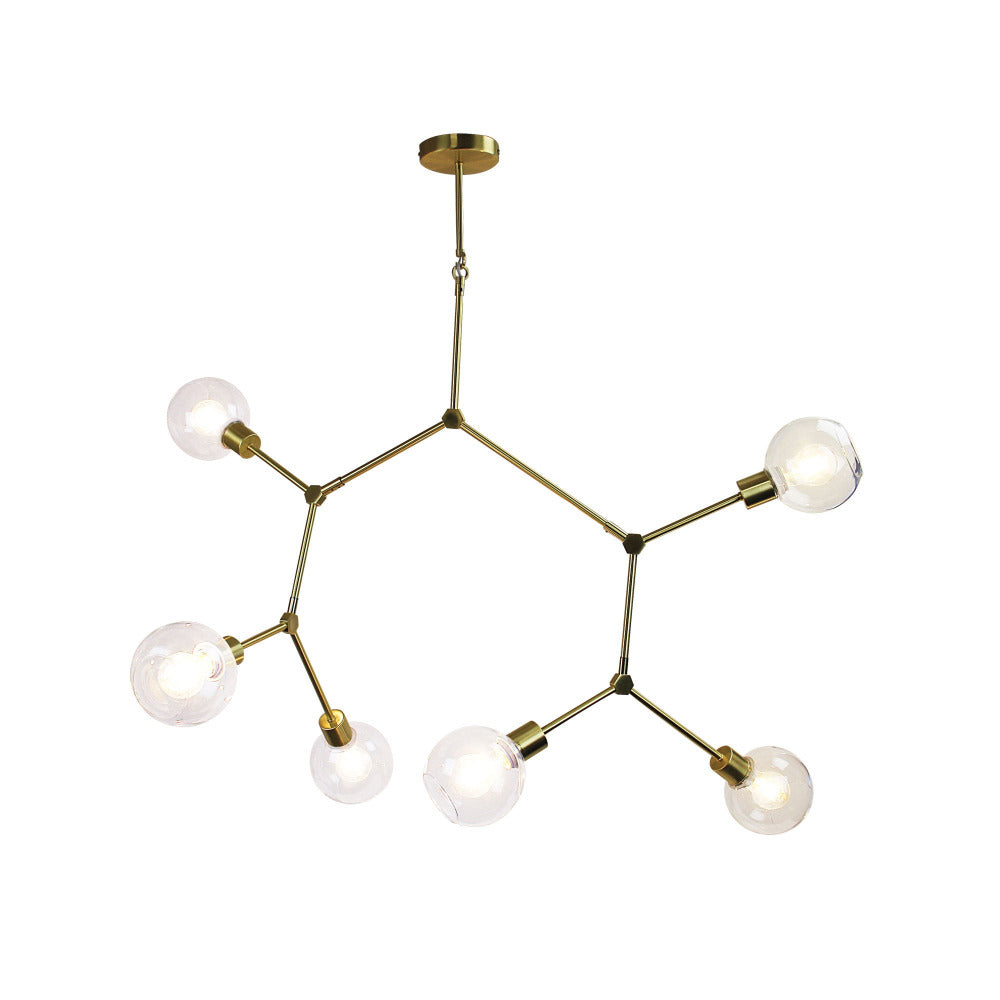 PADUA Pendant 6 Lights Natural Brass - SL64680/6SB